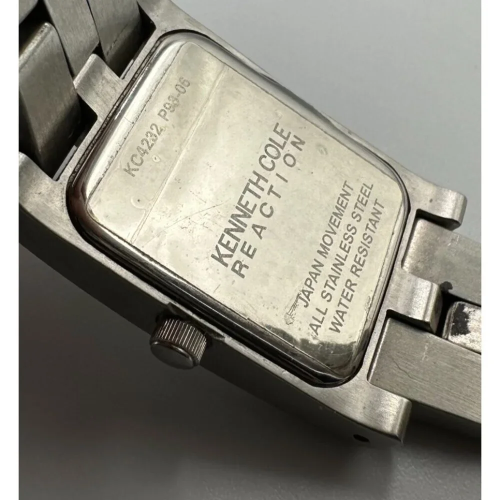 Kenneth Cole Watch Women All Stainless Steel Water Resistant 20MM Case 7.25
